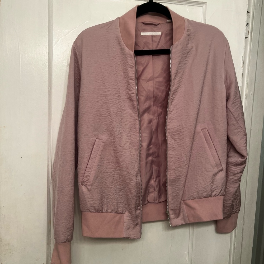 Uniqlo Pink Bomber Jacket